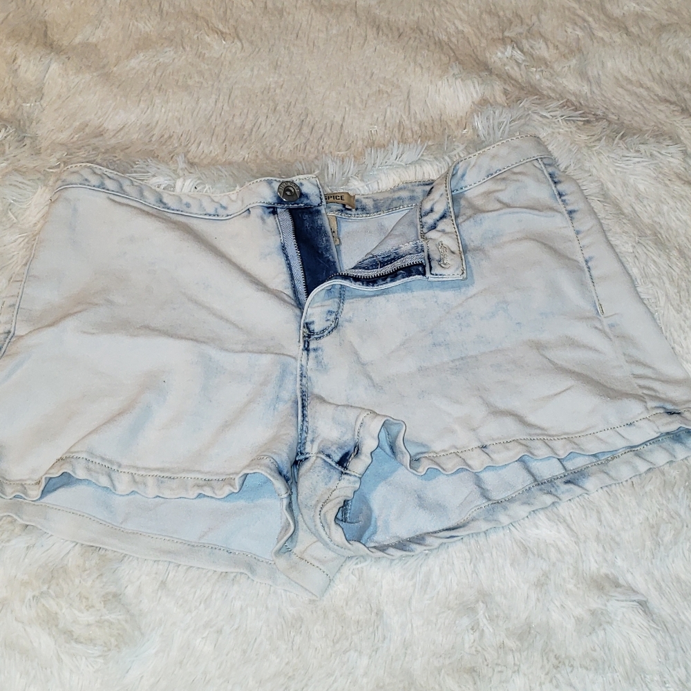 Denim shorts